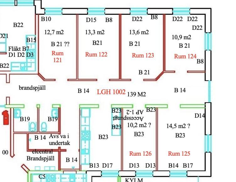 Vallabiten Rum Och Lagenheter Векше Екстер'єр фото